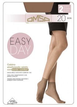 купить Носки женские OMSA Calzino Easy Day 20 (2 пары) в интернет-магазине