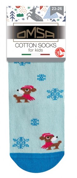 купить Носки детские OMSA kids Calzino 21P63 (собачки) в интернет-магазине