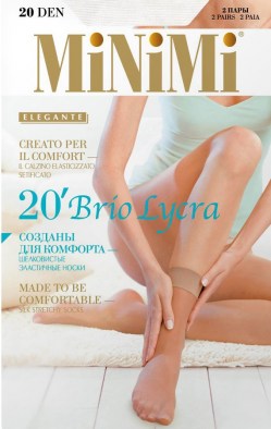 купить Носки женские MINIMI BRIO  20d (2 пары) в интернет-магазине