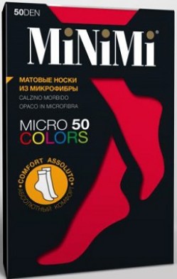 купить Носки женские MINIMI Mini MICRO COLORS 50 в интернет-магазине
