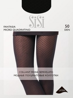 купить Колготки женские SISI FANTASIA MICRO QUADRATINO в интернет-магазине