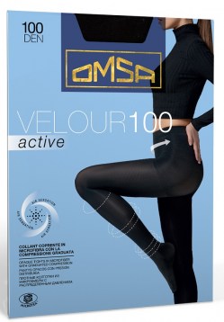 купить Колготки женские OMSA Velour Active 100 в интернет-магазине