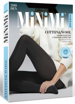 купить Колготки женские MINIMI COTONE&WOOL 200 в интернет-магазине