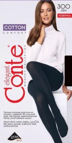 купить Колготки женские CONTE COTTON 300 в интернет-магазине