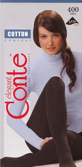 купить Колготки женские CONTE COTTON 400 в интернет-магазине
